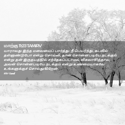Picture 02 - மாற்கு 11:23 TAMIRV - யாராவது இந்த - Bible Verse Picture