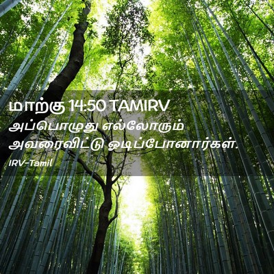 Picture 02 - மாற்கு 14:50 TAMIRV - அப்பொழுது - Bible Verse Picture