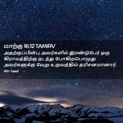 Picture 02 - மாற்கு 16:12 TAMIRV - அதற்குப்பின்பு - Bible Verse Picture