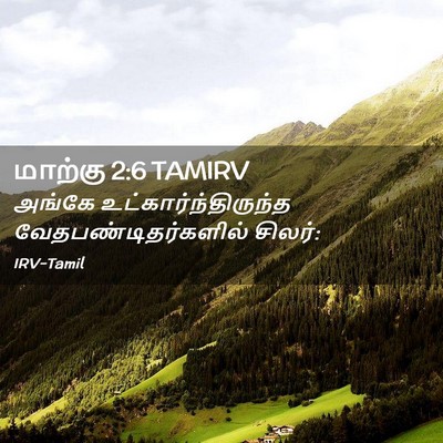 Picture 02 - மாற்கு 2:6 TAMIRV - அங்கே - Bible Verse Picture