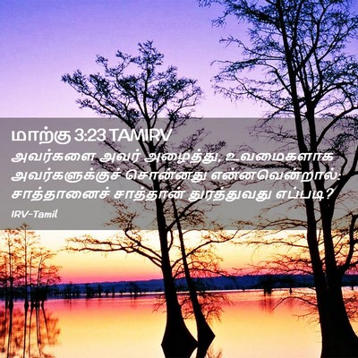 Picture 02 - மாற்கு 3:23 TAMIRV - அவர்களை அவர் - Bible Verse Picture