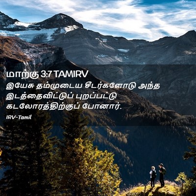 Picture 02 - மாற்கு 3:7 TAMIRV - இயேசு தம்முடைய - Bible Verse Picture