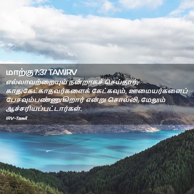 Picture 02 - மாற்கு 7:37 TAMIRV - எல்லாவற்றையும் - Bible Verse Picture