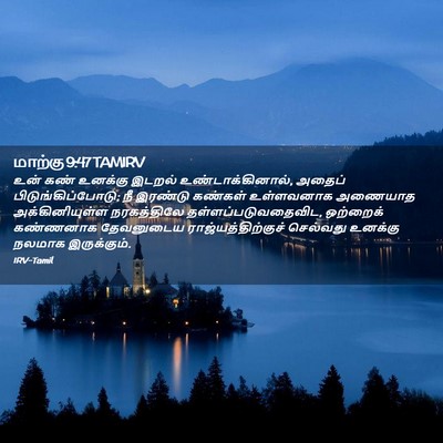 Picture 02 - மாற்கு 9:47 TAMIRV - உன் கண் உனக்கு - Bible Verse Picture