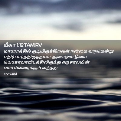 Picture 02 - மீகா 1:12 TAMIRV - மாரோத்தில் - Bible Verse Picture