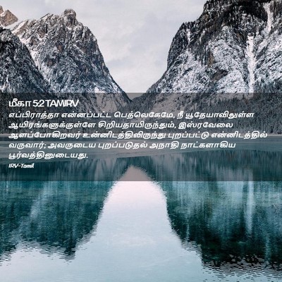 Picture 02 - மீகா 5:2 TAMIRV - எப்பிராத்தா - Bible Verse Picture