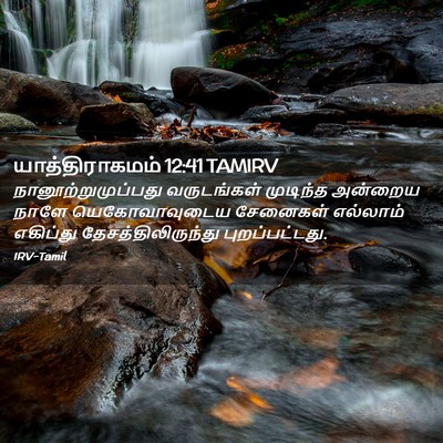Picture 02 - யாத்திராகமம் 12:41 TAMIRV - நானூற்றுமுப்பது - Bible Verse Picture
