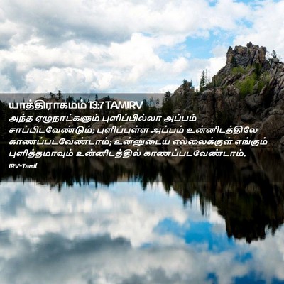 Picture 02 - யாத்திராகமம் 13:7 TAMIRV - அந்த ஏழுநாட்களும் - Bible Verse Picture