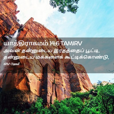 Picture 02 - யாத்திராகமம் 14:6 TAMIRV - அவன் தன்னுடைய - Bible Verse Picture