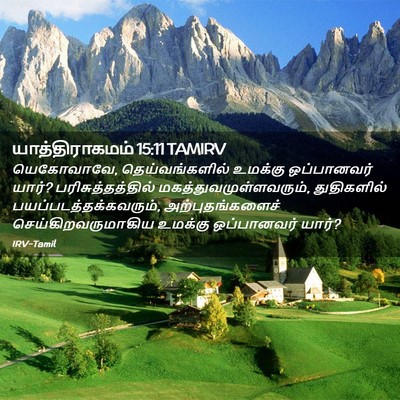 Picture 02 - யாத்திராகமம் 15:11 TAMIRV - யெகோவாவே, - Bible Verse Picture