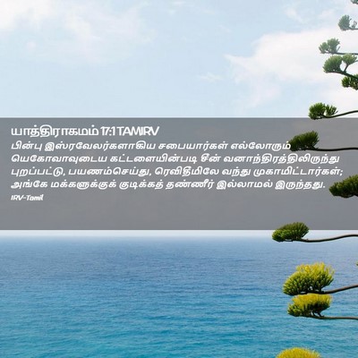 Picture 02 - யாத்திராகமம் 17:1 TAMIRV - பின்பு - Bible Verse Picture