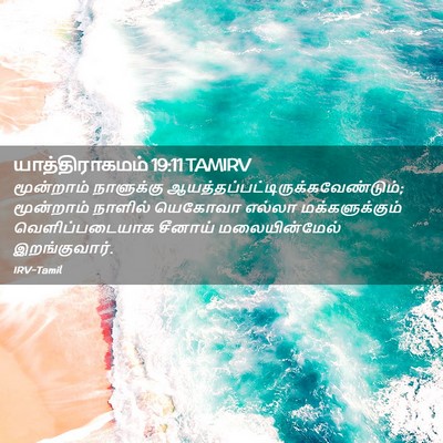 Picture 02 - யாத்திராகமம் 19:11 TAMIRV - மூன்றாம் நாளுக்கு - Bible Verse Picture