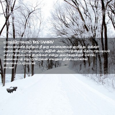 Picture 02 - யாத்திராகமம் 19:12 TAMIRV -  - Bible Verse Picture
