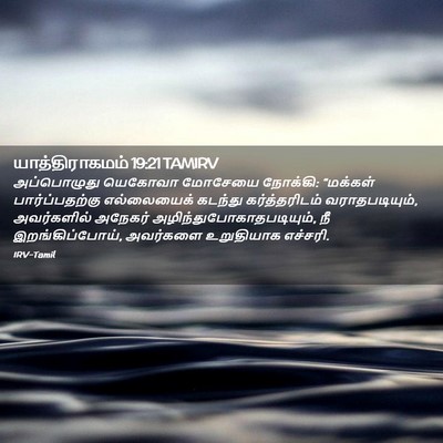 Picture 02 - யாத்திராகமம் 19:21 TAMIRV - அப்பொழுது யெகோவா - Bible Verse Picture