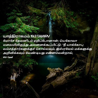 Picture 02 - யாத்திராகமம் 19:3 TAMIRV - மோசே தேவனிடம் - Bible Verse Picture