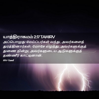 Picture 02 - யாத்திராகமம் 2:17 TAMIRV - அப்பொழுது - Bible Verse Picture