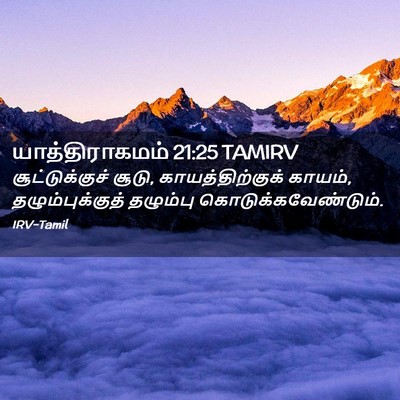 Picture 02 - யாத்திராகமம் 21:25 TAMIRV - சூட்டுக்குச் - Bible Verse Picture