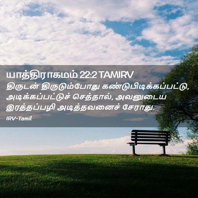Picture 02 - யாத்திராகமம் 22:2 TAMIRV - திருடன் - Bible Verse Picture