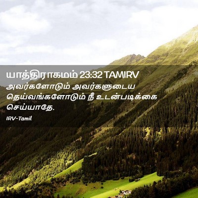 Picture 02 - யாத்திராகமம் 23:32 TAMIRV - அவர்களோடும் - Bible Verse Picture