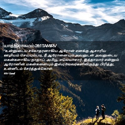 Picture 02 - யாத்திராகமம் 28:1 TAMIRV - “உன்னுடைய - Bible Verse Picture