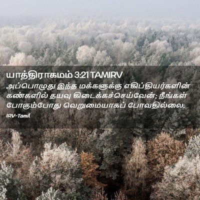 Picture 02 - யாத்திராகமம் 3:21 TAMIRV - அப்பொழுது இந்த - Bible Verse Picture