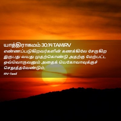Picture 02 - யாத்திராகமம் 30:14 TAMIRV -  - Bible Verse Picture