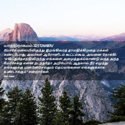 Picture 02 - யாத்திராகமம் 32:1 TAMIRV - மோசே - Bible Verse Picture