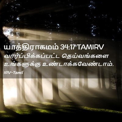 Picture 02 - யாத்திராகமம் 34:17 TAMIRV -  - Bible Verse Picture