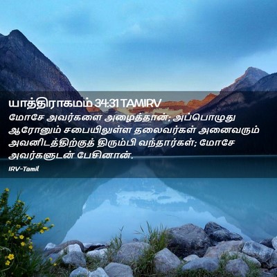Picture 02 - யாத்திராகமம் 34:31 TAMIRV - மோசே அவர்களை - Bible Verse Picture