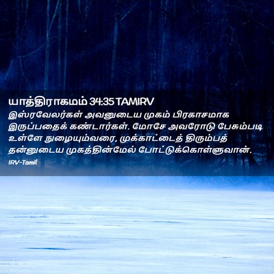 Picture 02 - யாத்திராகமம் 34:35 TAMIRV - இஸ்ரவேலர்கள் - Bible Verse Picture