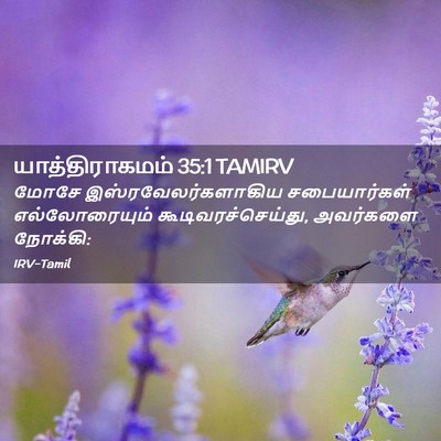 Picture 02 - யாத்திராகமம் 35:1 TAMIRV - மோசே - Bible Verse Picture
