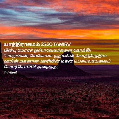 Picture 02 - யாத்திராகமம் 35:30 TAMIRV - பின்பு மோசே - Bible Verse Picture