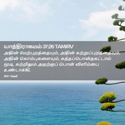 Picture 02 - யாத்திராகமம் 37:26 TAMIRV - அதின் - Bible Verse Picture