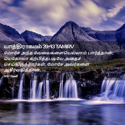 Picture 02 - யாத்திராகமம் 39:43 TAMIRV - மோசே அந்த - Bible Verse Picture