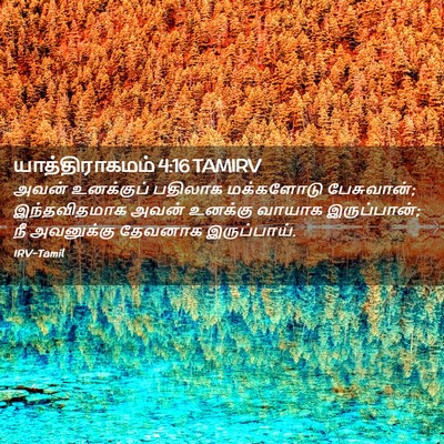 Picture 02 - யாத்திராகமம் 4:16 TAMIRV - அவன் உனக்குப் - Bible Verse Picture