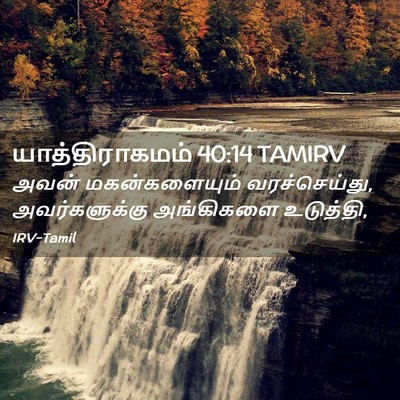Picture 02 - யாத்திராகமம் 40:14 TAMIRV - அவன் மகன்களையும் - Bible Verse Picture