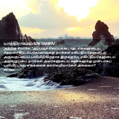 Picture 02 - யாத்திராகமம் 8:26 TAMIRV - அதற்கு மோசே: - Bible Verse Picture