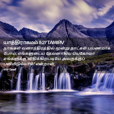 Picture 02 - யாத்திராகமம் 8:27 TAMIRV - நாங்கள் - Bible Verse Picture