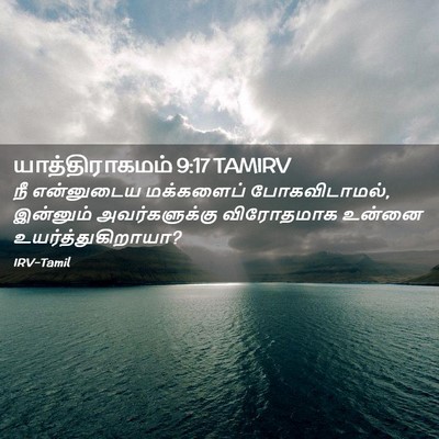 Picture 02 - யாத்திராகமம் 9:17 TAMIRV - நீ என்னுடைய - Bible Verse Picture
