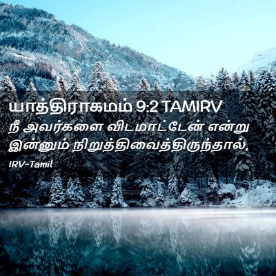Picture 02 - யாத்திராகமம் 9:2 TAMIRV - நீ அவர்களை - Bible Verse Picture
