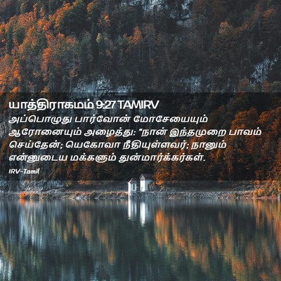 Picture 02 - யாத்திராகமம் 9:27 TAMIRV - அப்பொழுது - Bible Verse Picture