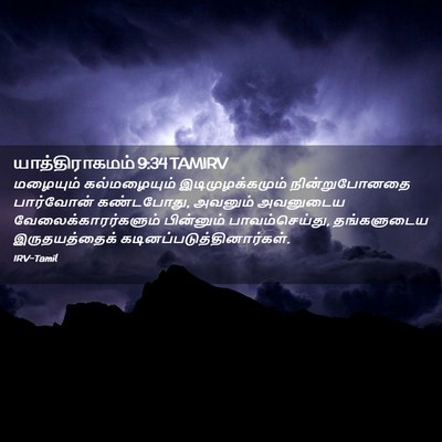 Picture 02 - யாத்திராகமம் 9:34 TAMIRV - மழையும் - Bible Verse Picture