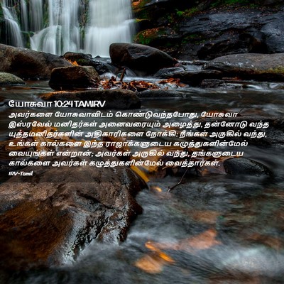 Picture 02 - யோசுவா 10:24 TAMIRV - அவர்களை - Bible Verse Picture