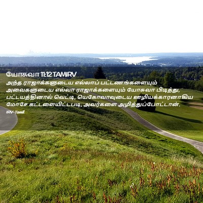 Picture 02 - யோசுவா 11:12 TAMIRV - அந்த ராஜாக்களுடைய - Bible Verse Picture