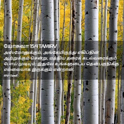 Picture 02 - யோசுவா 15:4 TAMIRV - அஸ்மோனுக்கும், - Bible Verse Picture