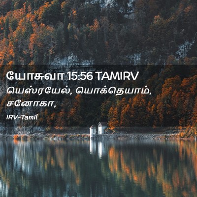 Picture 02 - யோசுவா 15:56 TAMIRV - யெஸ்ரயேல், - Bible Verse Picture