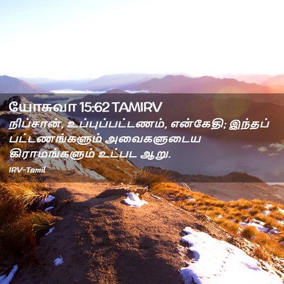 Picture 02 - யோசுவா 15:62 TAMIRV - நிப்சான், - Bible Verse Picture
