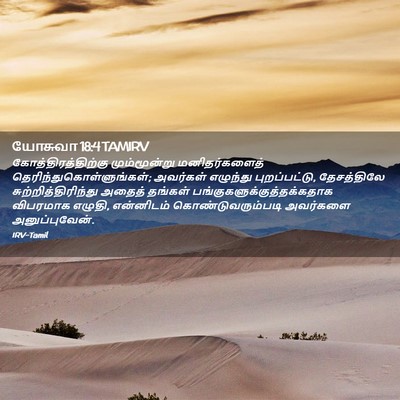 Picture 02 - யோசுவா 18:4 TAMIRV - கோத்திரத்திற்கு - Bible Verse Picture