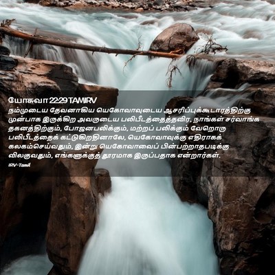 Picture 02 - யோசுவா 22:29 TAMIRV - நம்முடைய தேவனாகிய - Bible Verse Picture