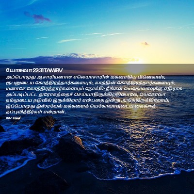 Picture 02 - யோசுவா 22:31 TAMIRV - அப்பொழுது - Bible Verse Picture